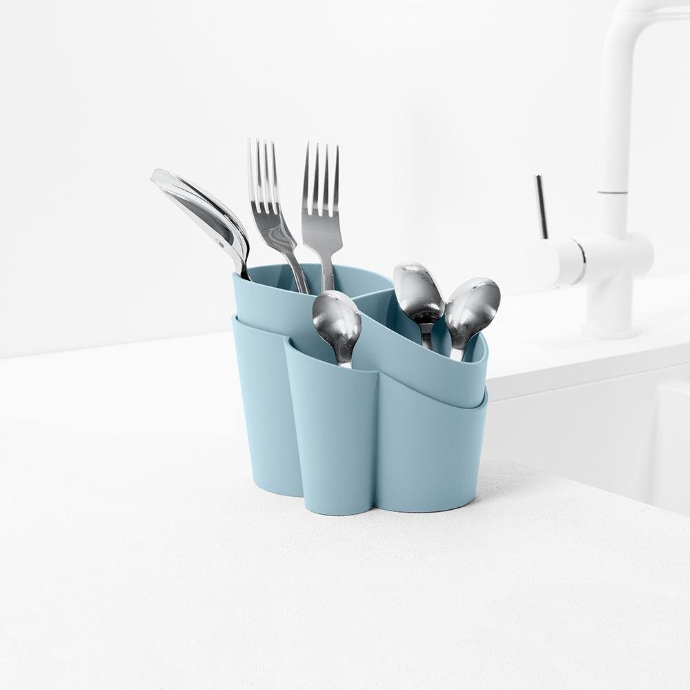 Blim Plus Italy Gocciolo Cutlery Drainer - Light Ocean