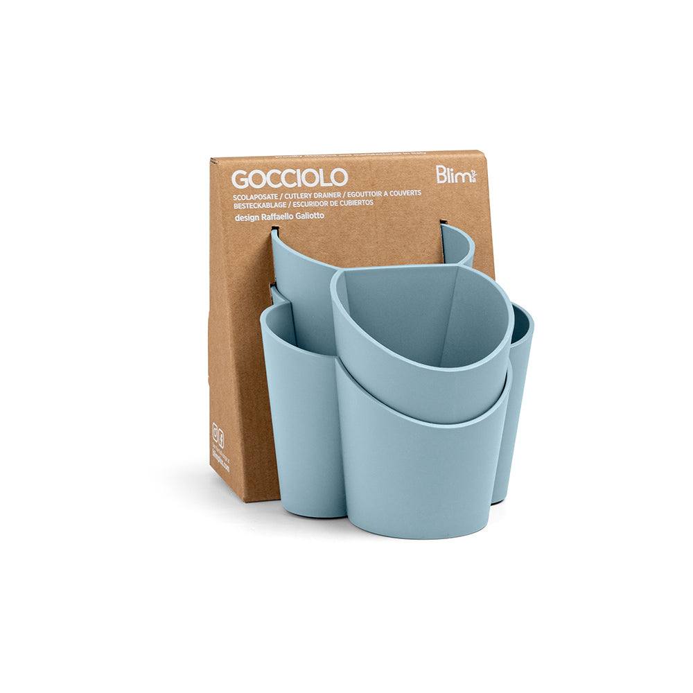 Blim Plus Italy Gocciolo Cutlery Drainer - Light Ocean