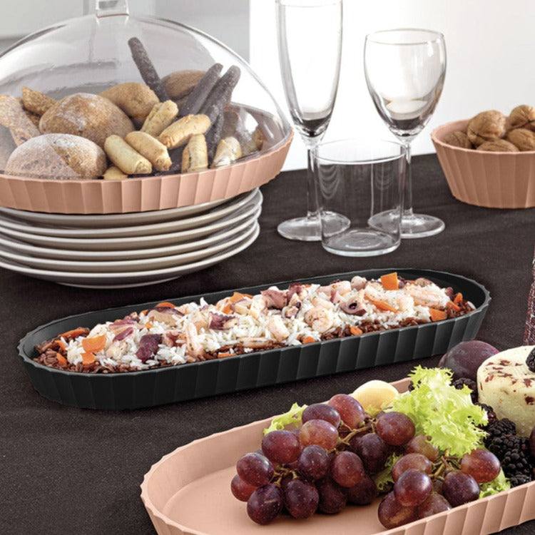 Blim Plus Italy Minerva Serving Tray Medium - Carbon Black