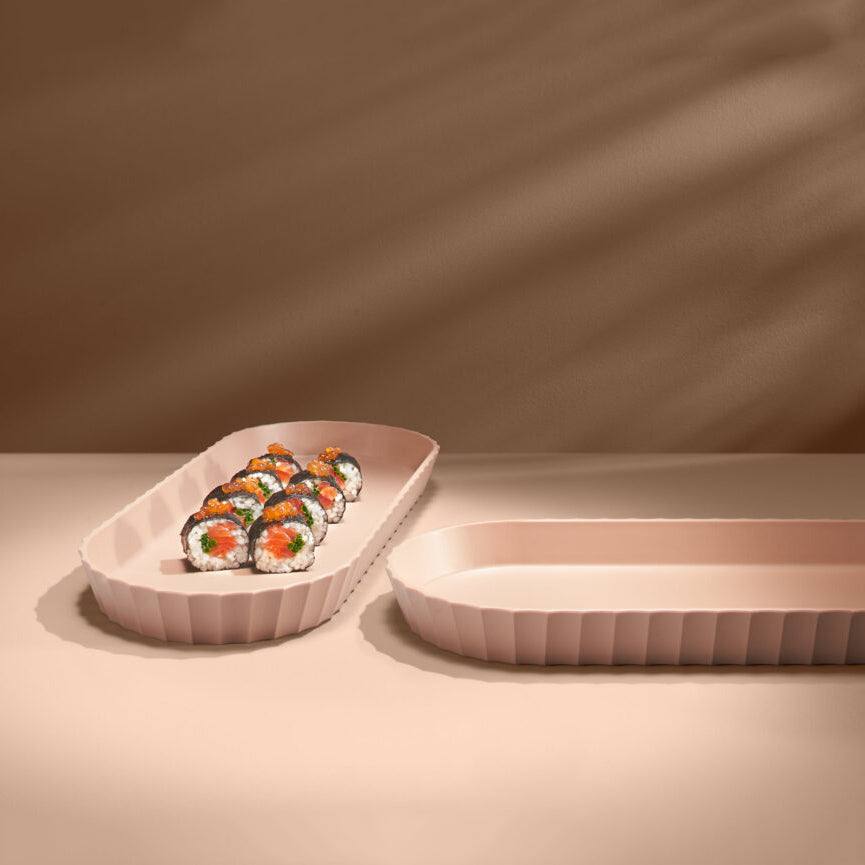 Blim Plus Italy Minerva Serving Tray Medium - Pink Sand