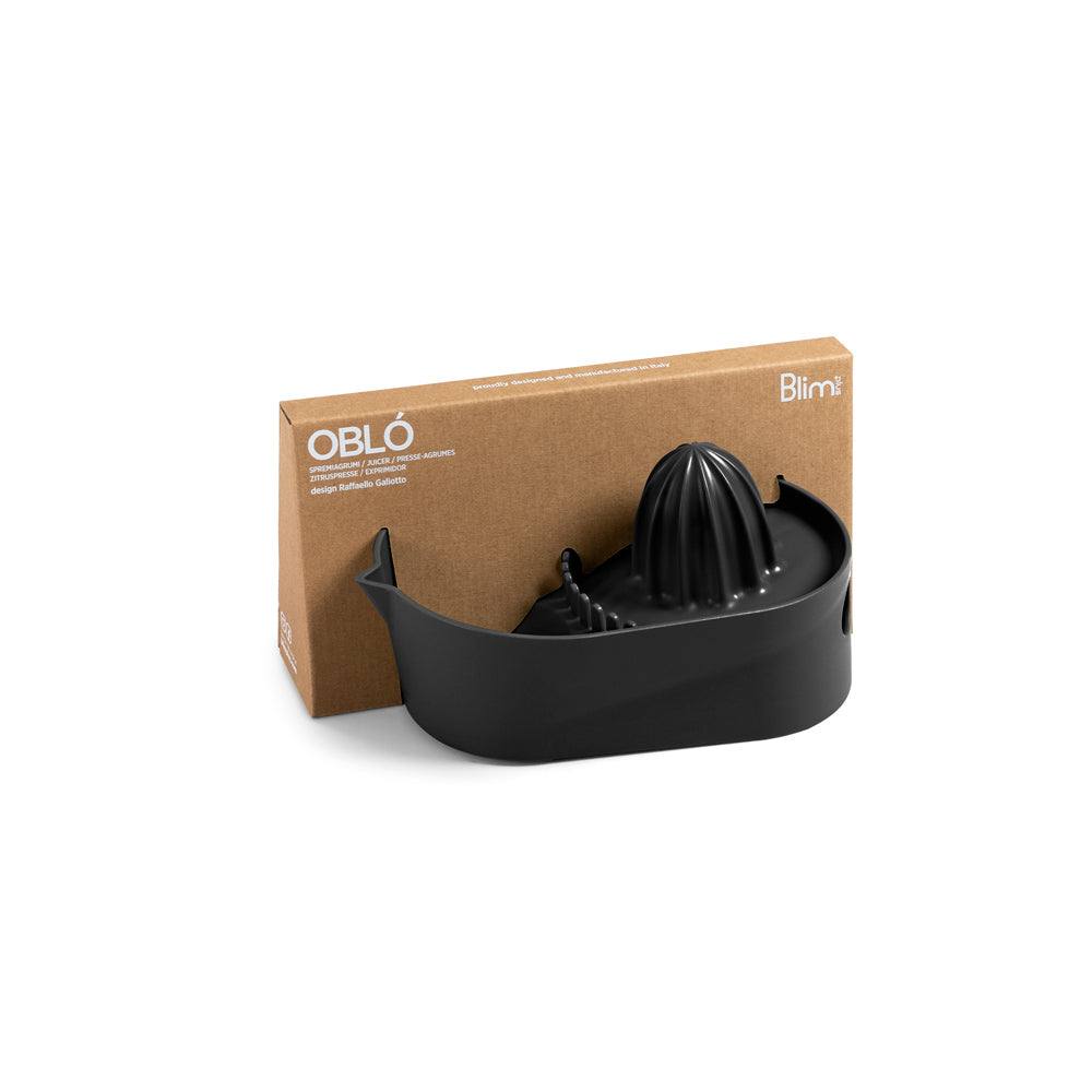 Blim Plus Italy Oblo Citrus Juicer - Carbon Black