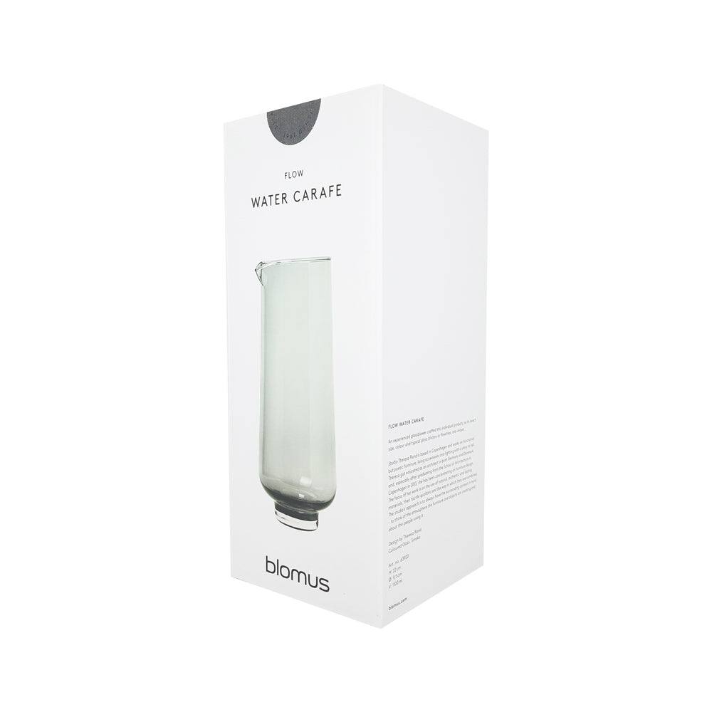 Blomus Germany Flow Water Carafe 1100ml- Smoke