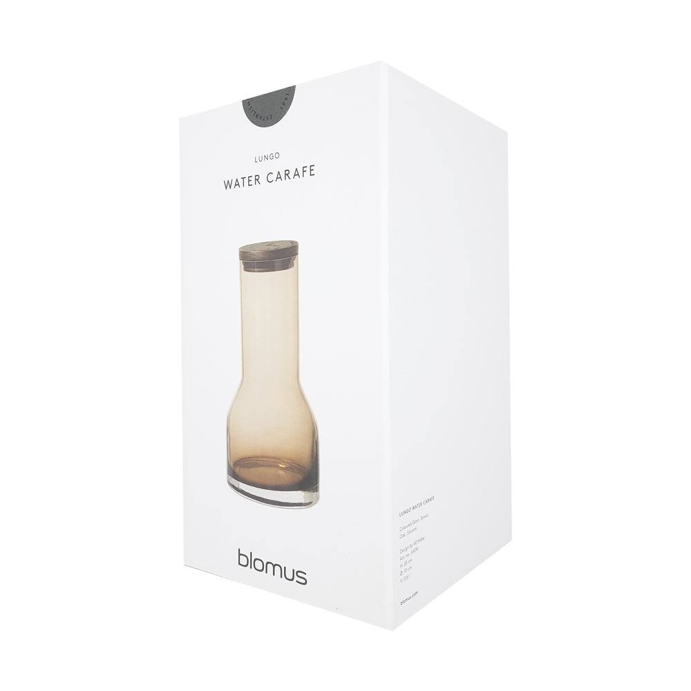 Blomus Germany Lungo Water Carafe with Lid 650ml - Brown