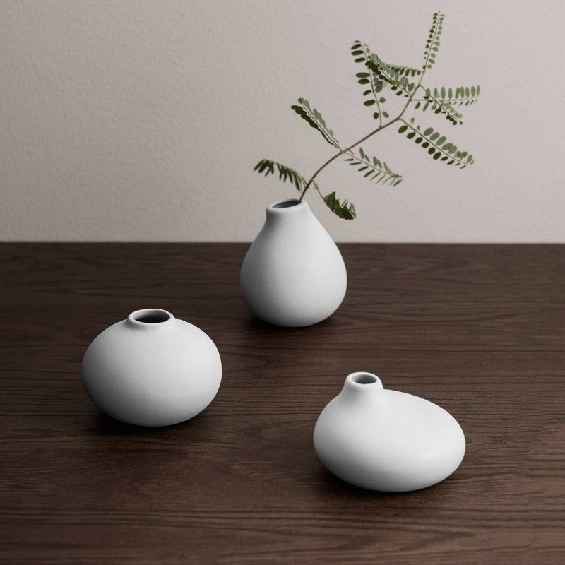 - Vases, Nona Chip Micro Blomus 3 Set Porcelain of Modern – Quests Mini