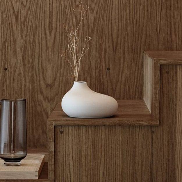 Blomus Germany Nona Porcelain Mini Vases, Set of 3 - White