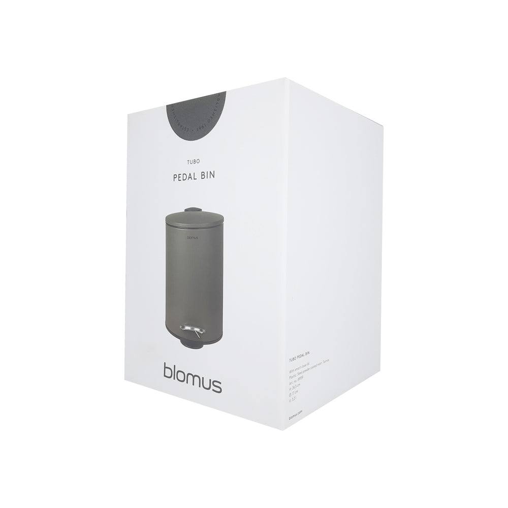 Blomus Germany Tubo Pedal Bin Small - Tarmac