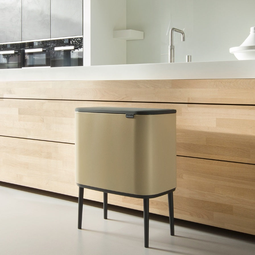 Bo Touch Bin 36L - Metallic Gold