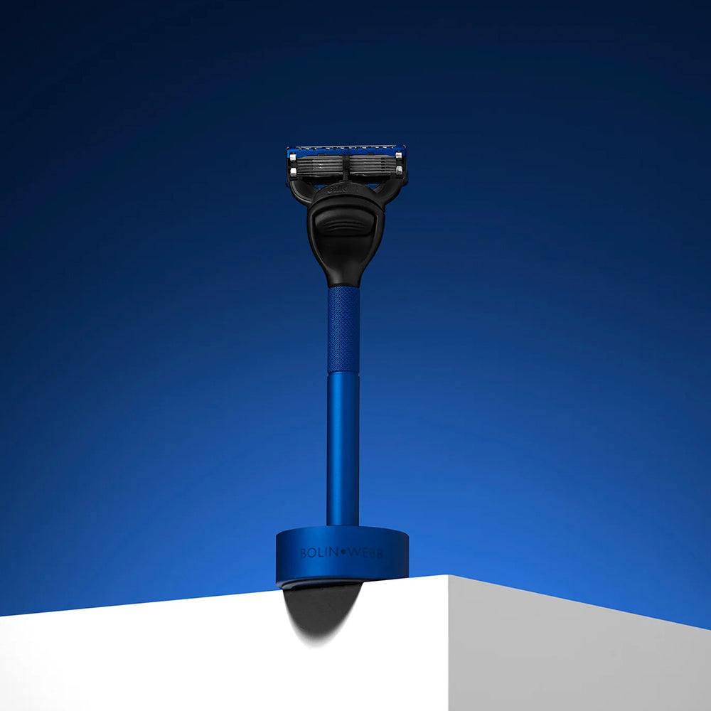 Bolin Webb Generation Fusion5 Razor with Stand - Blue