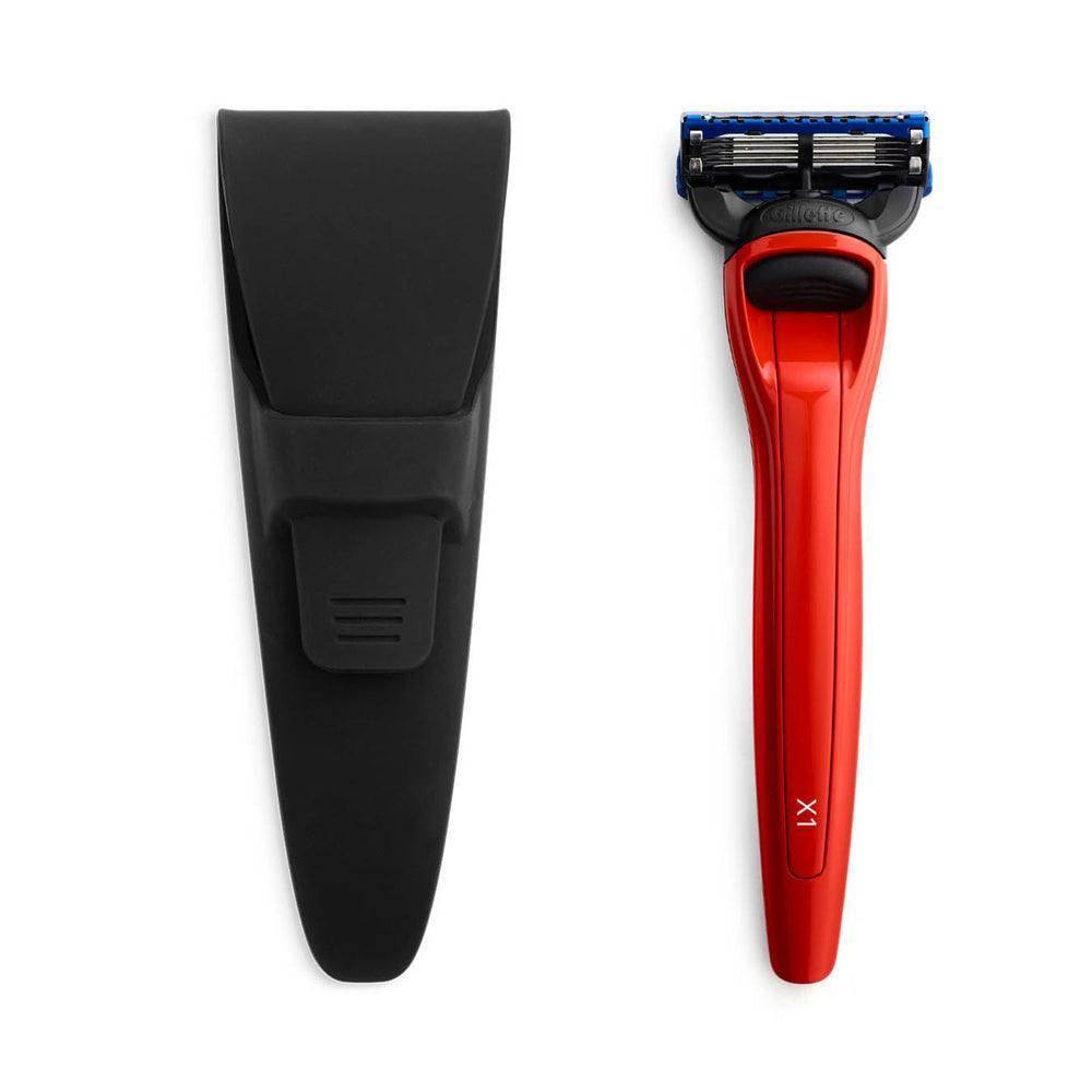 Bolin Webb X1 Fusion Razor & Case Set - Cooper Red