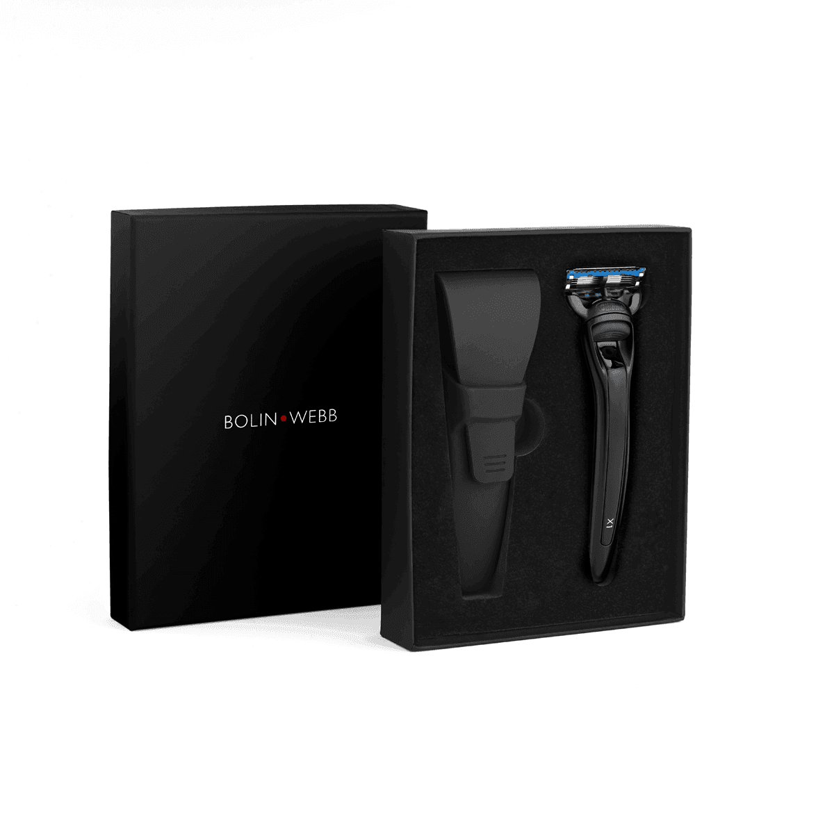 Bolin Webb X1 Fusion Razor & Case Set - Nero Black