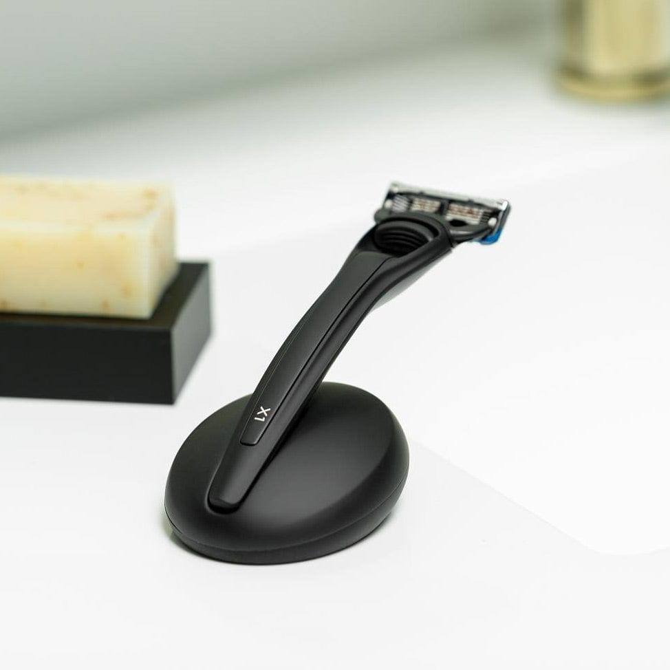 Bolin Webb X1 Fusion Razor & Stand Set - Matte Black Special Edition