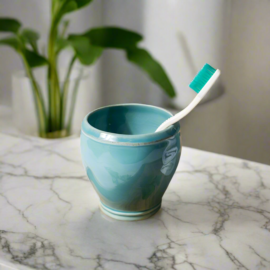 Fontana Toothbrush Tumbler - Turquoise