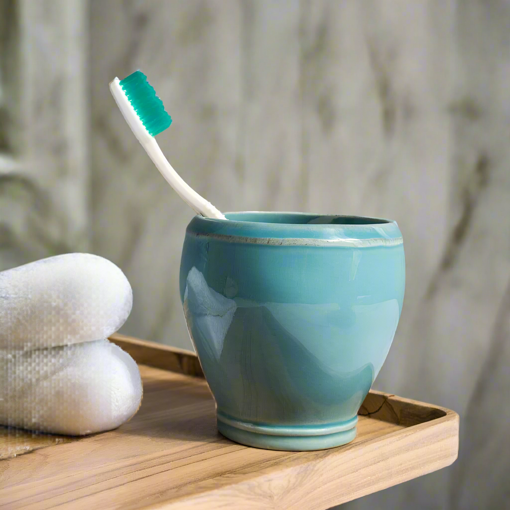 Fontana Toothbrush Tumbler - Turquoise