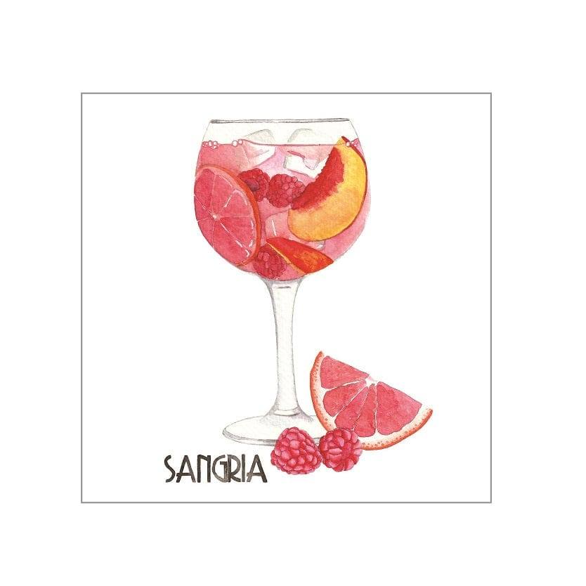 Contento Living Maison Lorrain Coasters, Set of 4 - Sangria