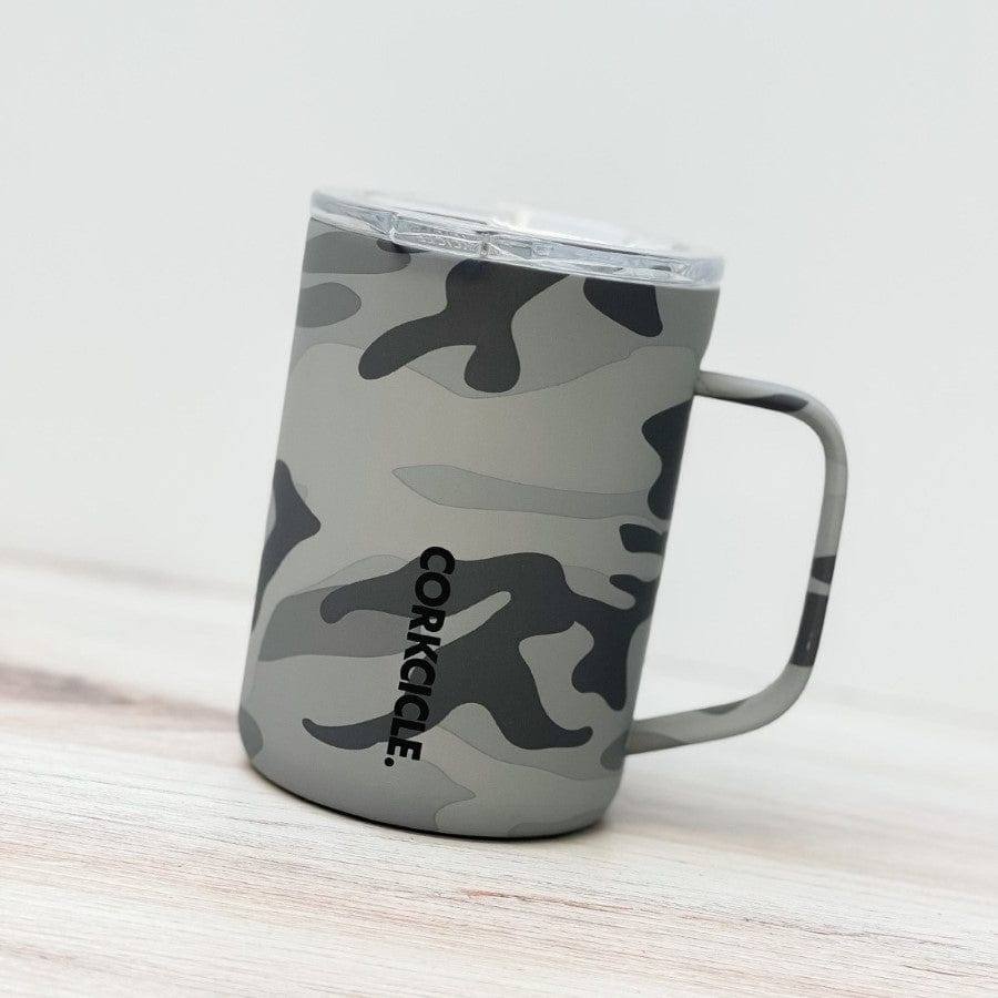 Corkcicle USA Insulated Coffee Mug - Grey Camo