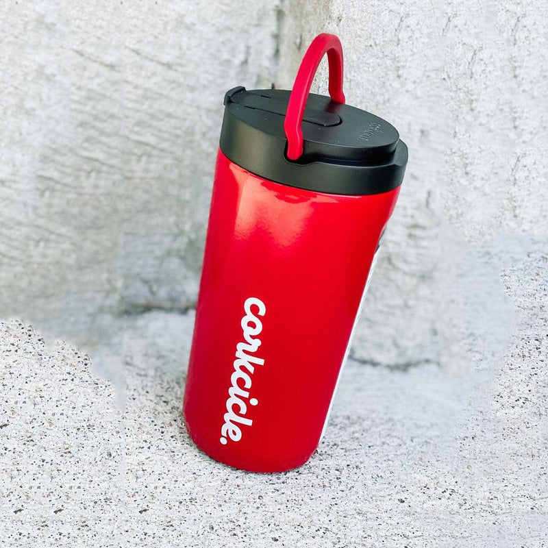 Corkcicle Kids Insulated Tumbler 350ml - Gloss Cardinal Red