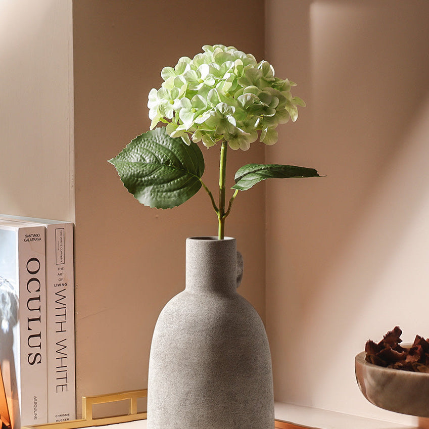 Mophead Hydrangea Faux Stem - Sage