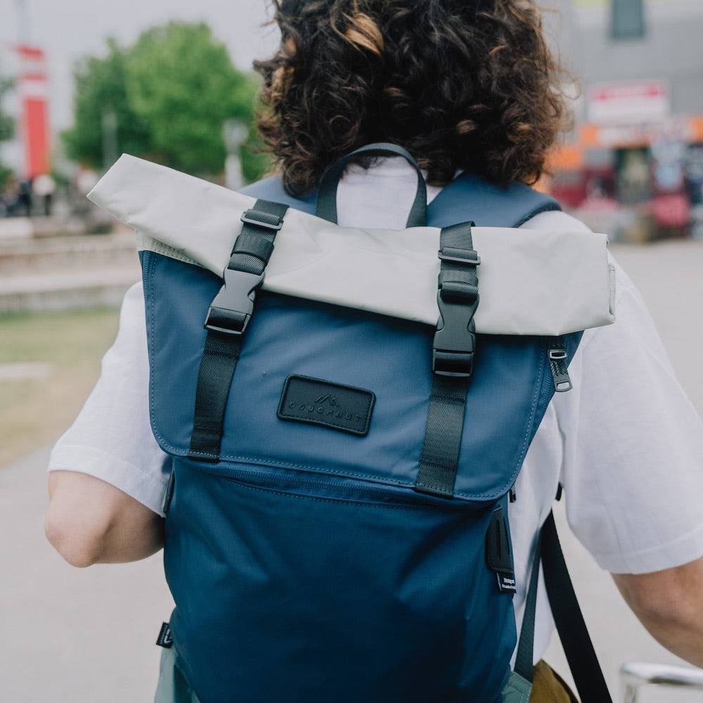 Doughnut Bags Christopher Go Wild Series Large Travel Backpack - Navy & Grey