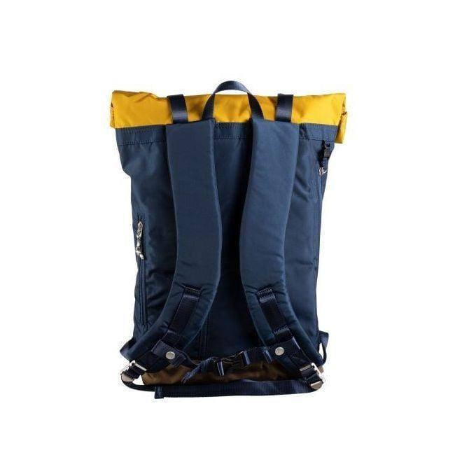 Doughnut Christopher Large Travel Backpack Navy x Mustard