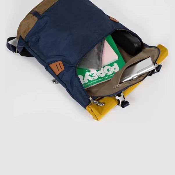 Doughnut Bags Christopher Large Travel Backpack - Navy x Mustard