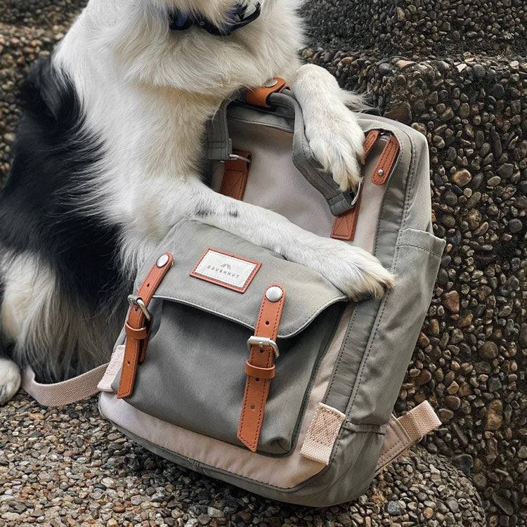 Doughnut macaroon ivory & light grey backpack online