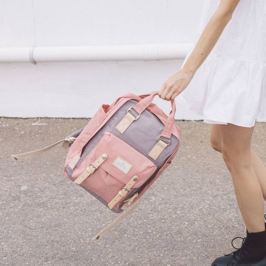 Doughnut macaroon lavender 2024 & rose backpack