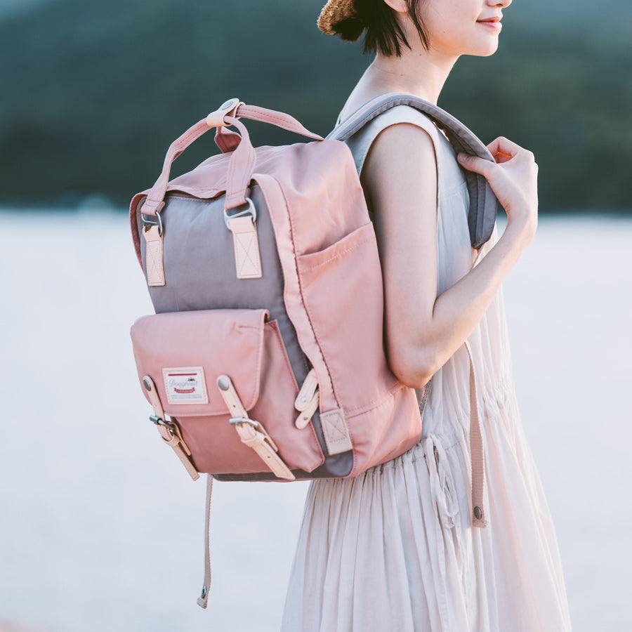 Doughnut Bags Macaroon Backpack Lavender x Rose Modern Quests