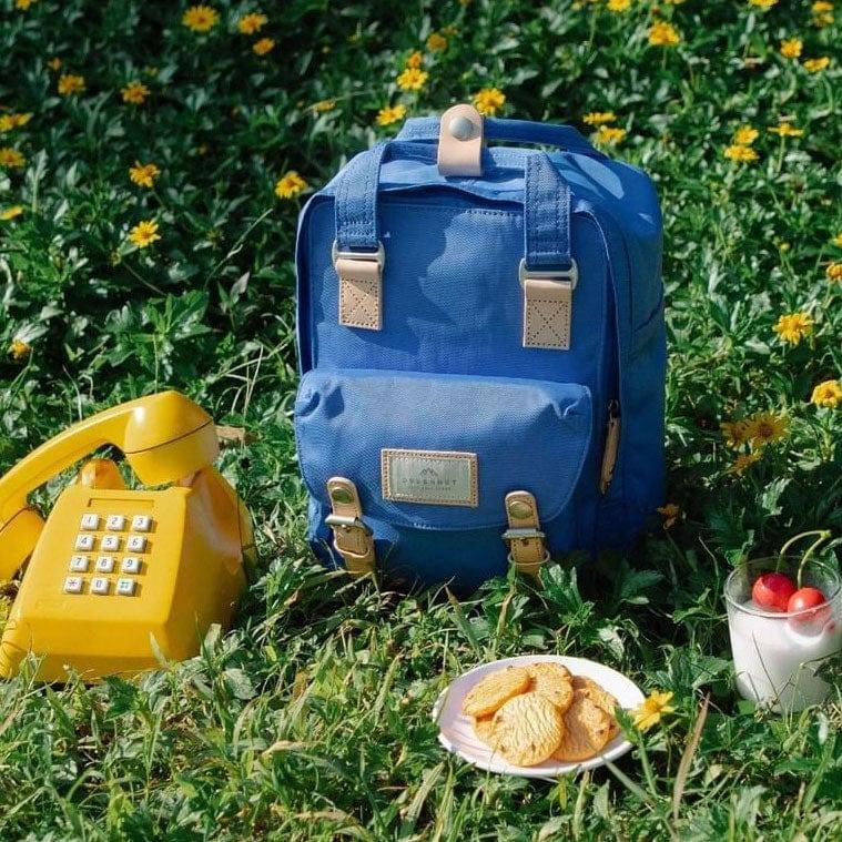 Doughnut Bags Macaroon Backpack Reborn - Denim