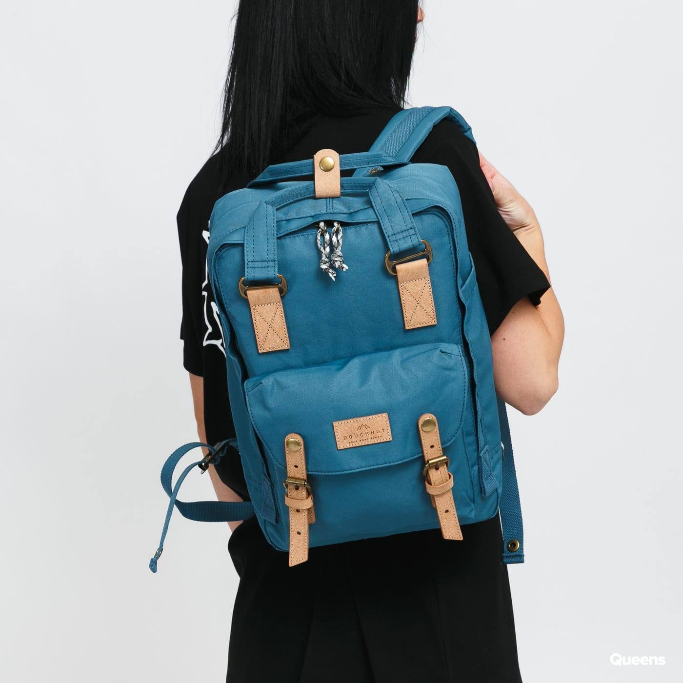 Doughnut Bags Macaroon Backpack Reborn - Denim