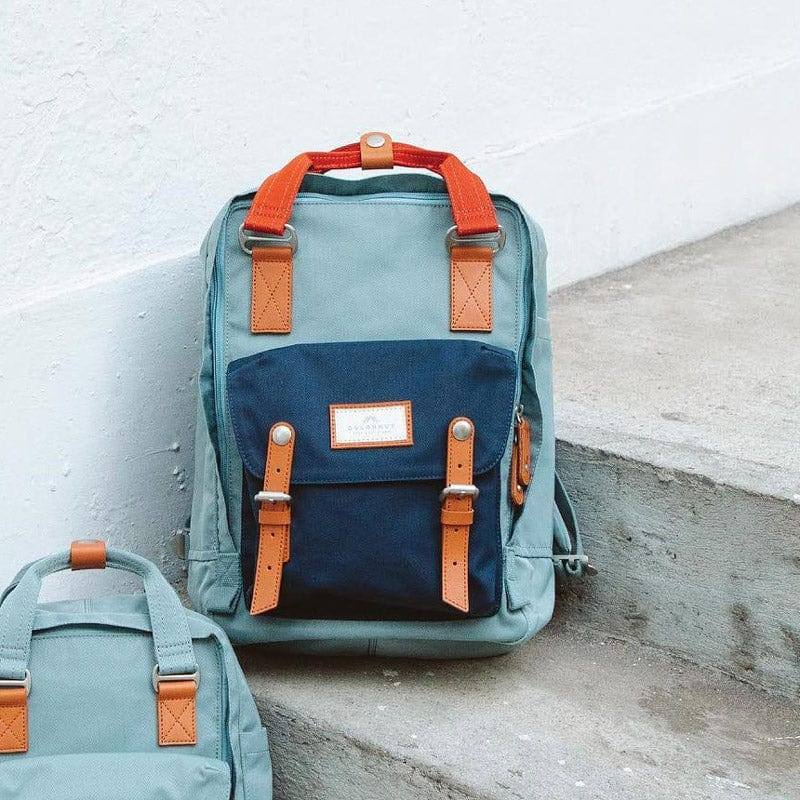 Doughnut Bags Macaroon Earth Tone Series Backpack - Denim & Nautical