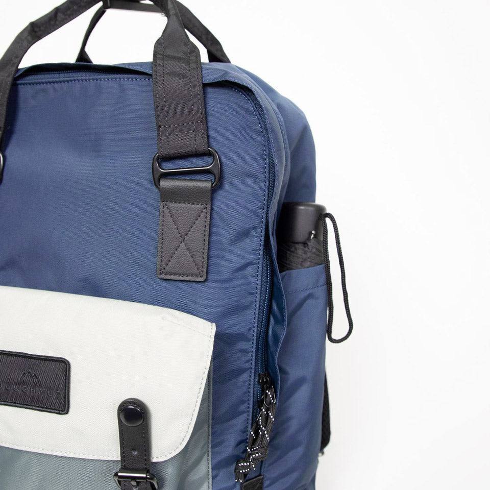 Doughnut Bags Macaroon Go Wild Series Large Backpack - Navy & Grey