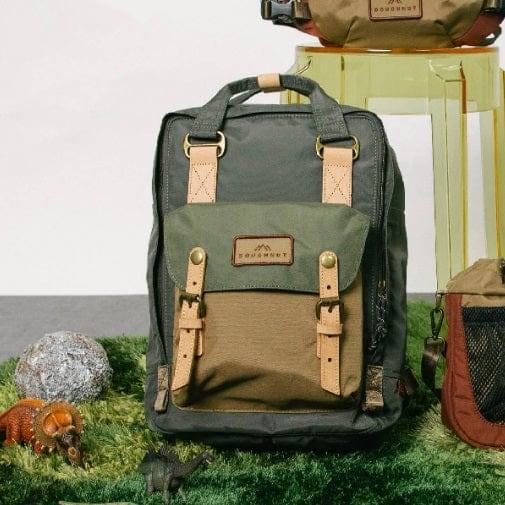 Doughnut Bags Macaroon Jungle Series Backpack - Olive & Army Green