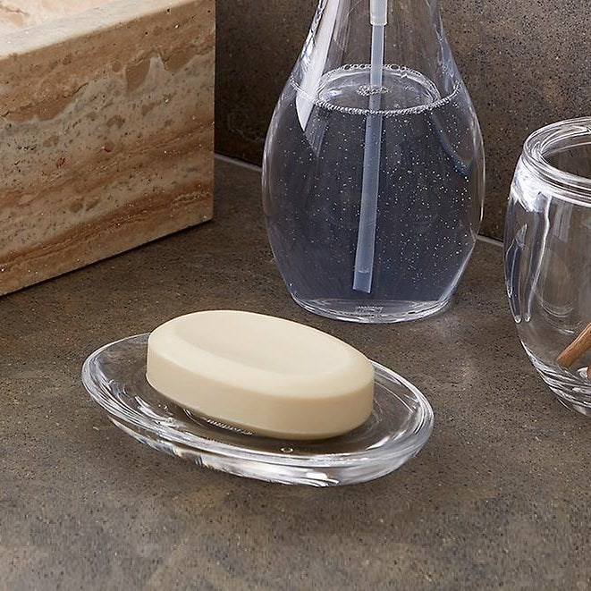 Droplet Soap Dish - Clear