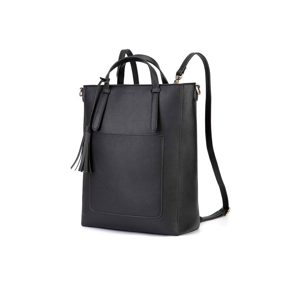 Ecosusi Convertible Tote Backpack - Black