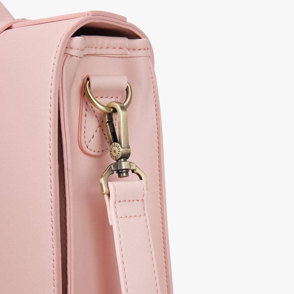 Ecosusi Vintage Bow Briefcase - Pink