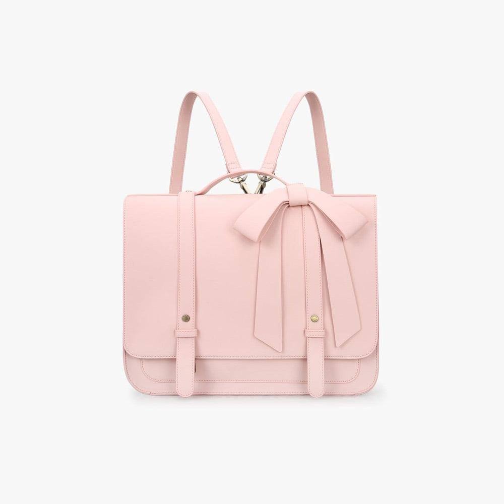 Ecosusi Vintage Bow Briefcase - Pink