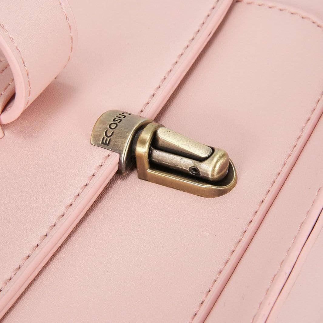 Ecosusi Vintage Bow Briefcase - Pink