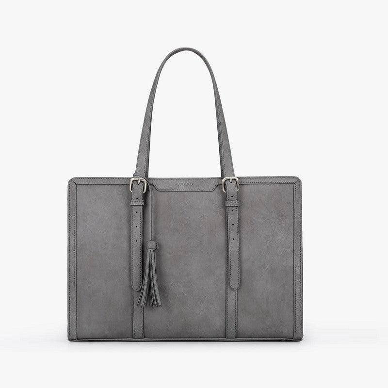 Ecosusi Vintage Laptop Tote - Grey