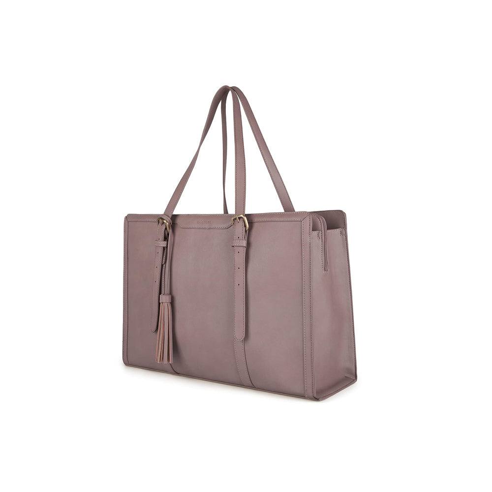 Ecosusi Vintage Laptop Tote - Lilac