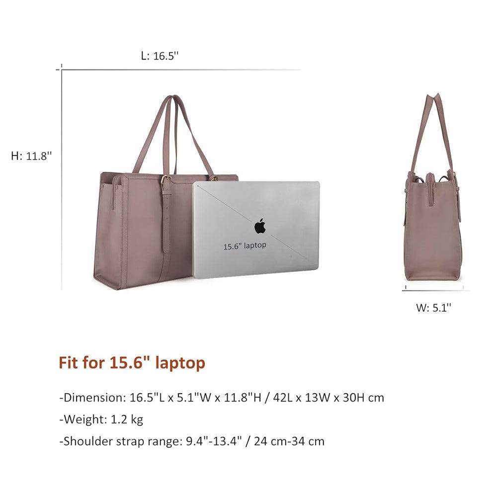 Ecosusi Vintage Laptop Tote - Lilac