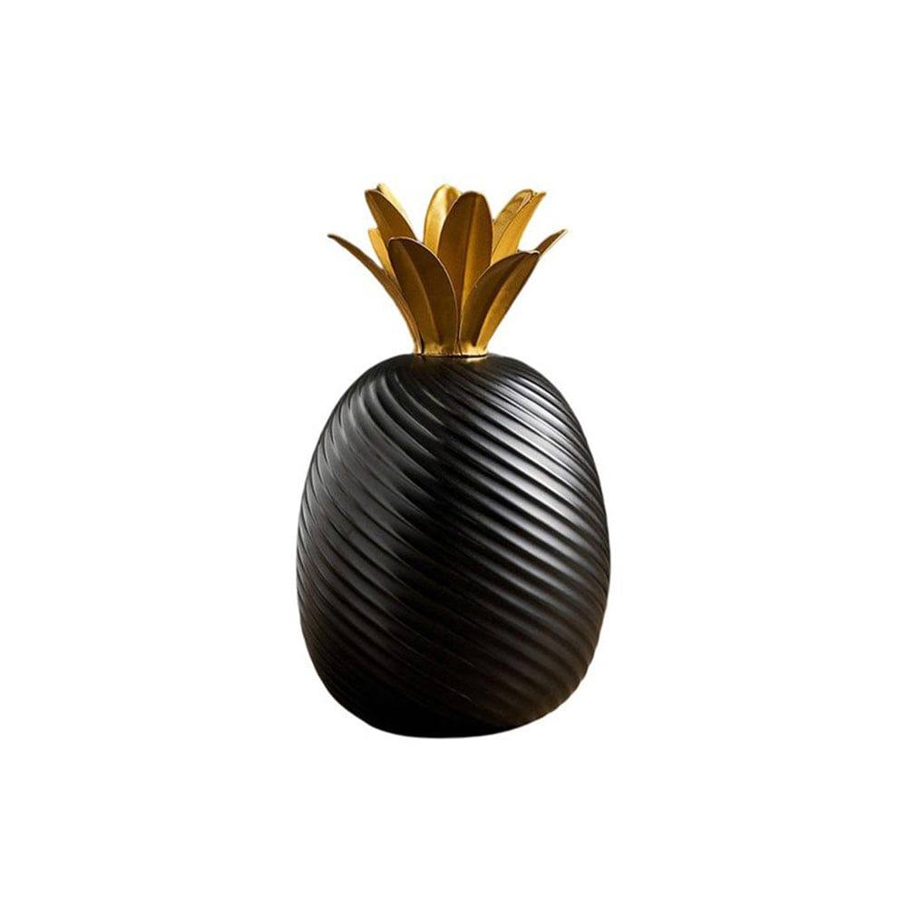 Enhabit Ananas Decorative Accent - Black