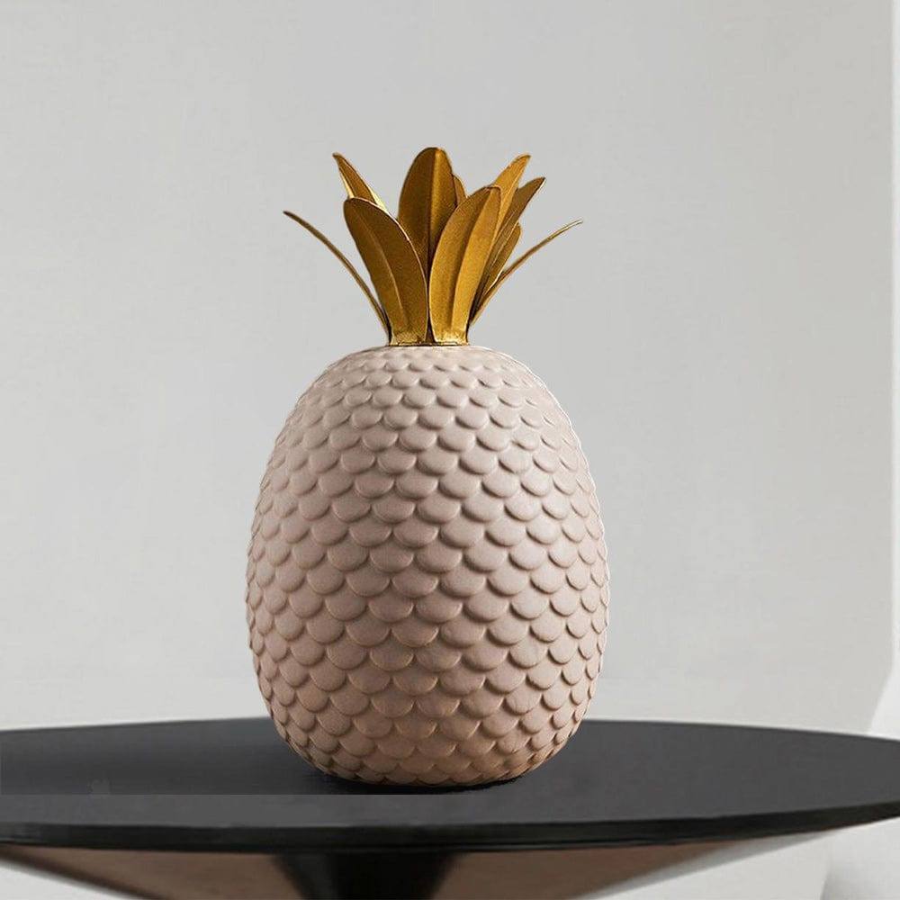 Enhabit Ananas Decorative Accent - Taupe
