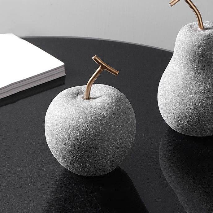 Enhabit Apple Decorative Accent - Concrete Grey