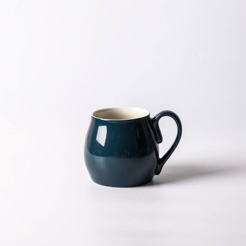 Enhabit Barrel Coffee Mug - Navy Blue