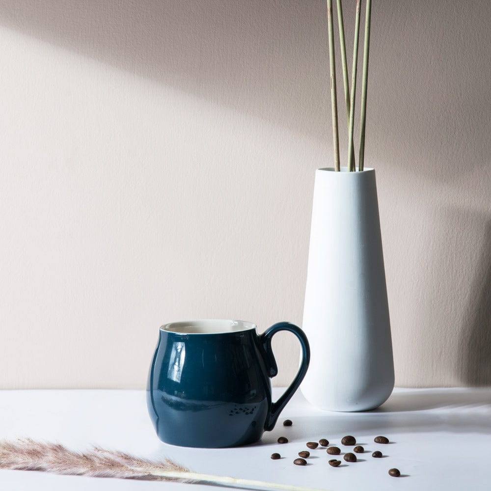 Enhabit Barrel Coffee Mug - Navy Blue