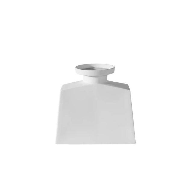 Enhabit Caster Ceramic Vase Large - Milky White