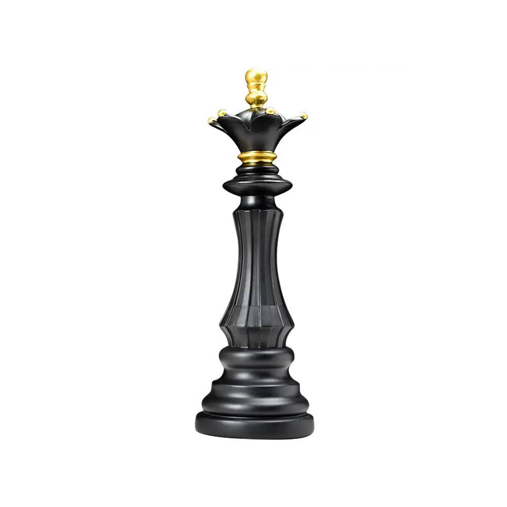 Enhabit Chess Queen Decorative Sculpture Large - Black