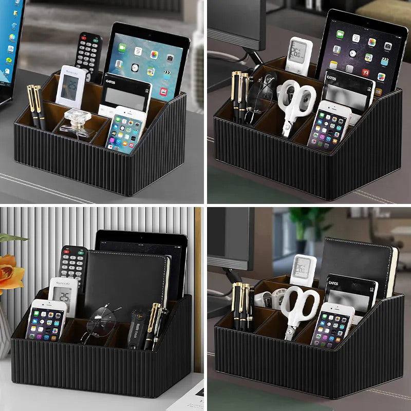 Enhabit Columns Desk Organiser - Black