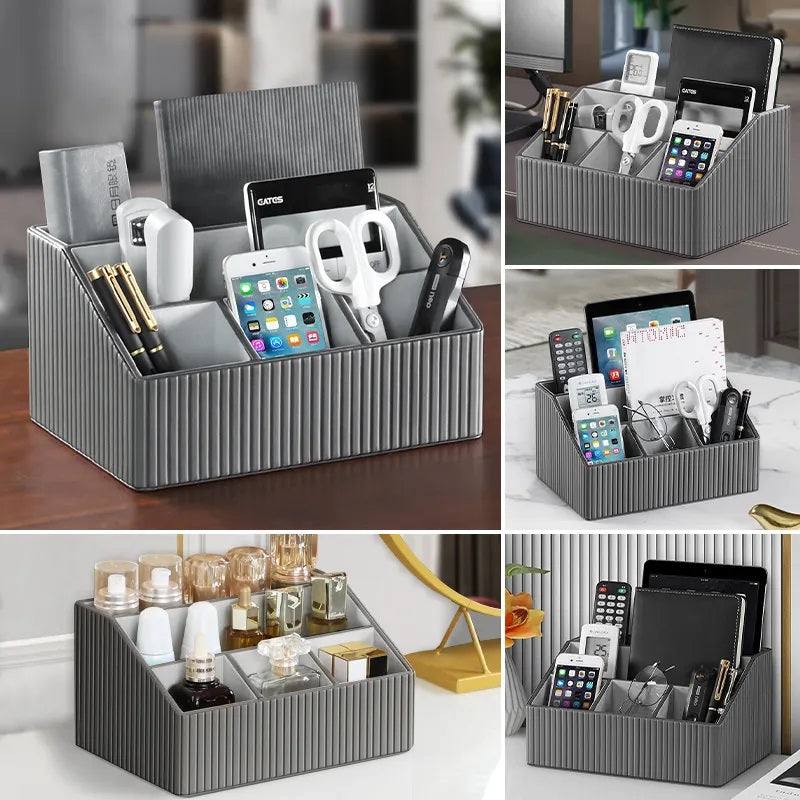 Enhabit Columns Desk Organiser - Dark Grey