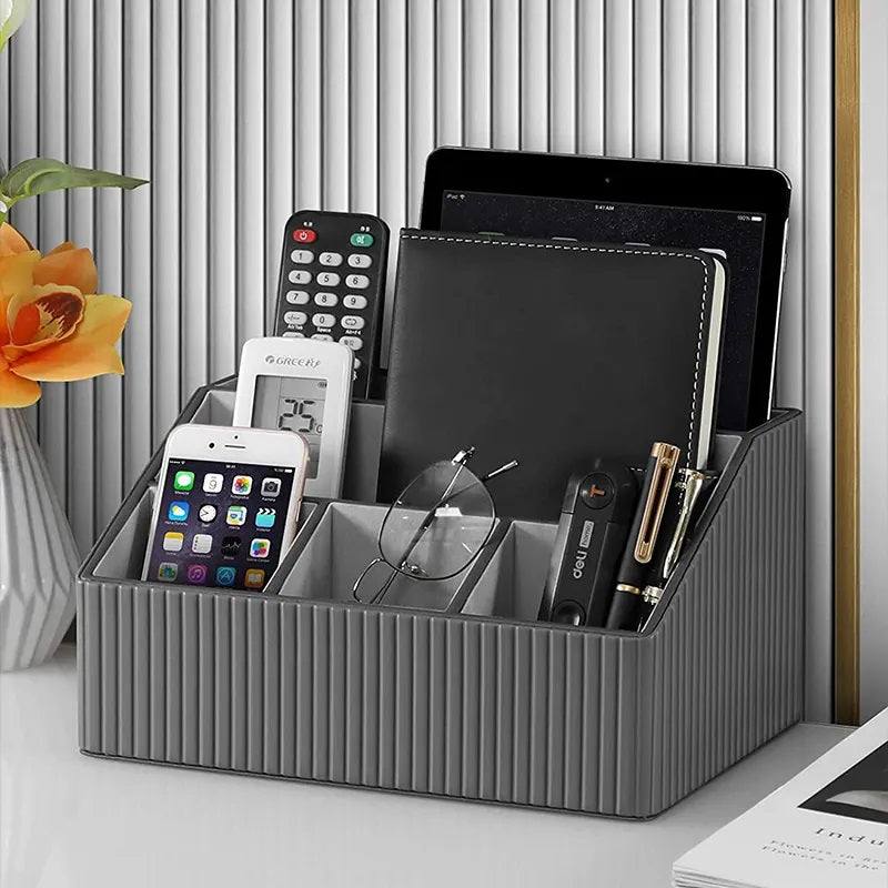 Enhabit Columns Desk Organiser - Dark Grey